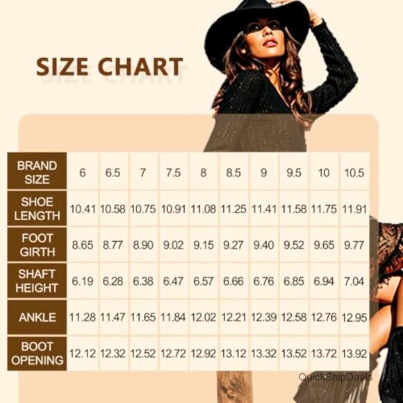 Women's Western Boots with Rhinestones, Fringe, Chunky Heel, Pull-On - Picture 5 of 7